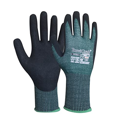 Ruvigrab - 3er Pack Anti-Schnitt-Arbeitshandschuhe | Handschuhe für Kontaktwärme 100 Grad | Spritzschutz Handschuhe | Handschuhe für kleine Schweißarbeiten | Größe 8 Ruvigrab - 3er Pack Anti-Schnitt-Arbeitshandschuhe | Handschuhe für Kontaktwärme 100 Grad | Spritzschutz Handschuhe | Handschuhe für kleine Schweißarbeiten | Größe 8 von Ruvigrab