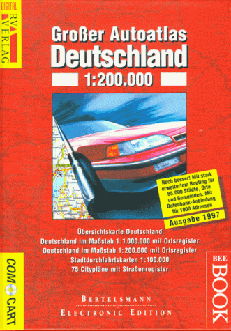 Großer Autoatlas Deutschland 1 : 200 000. Ausgabe 1997. CD- ROM von Rv Reise- und Verkehrsverlag