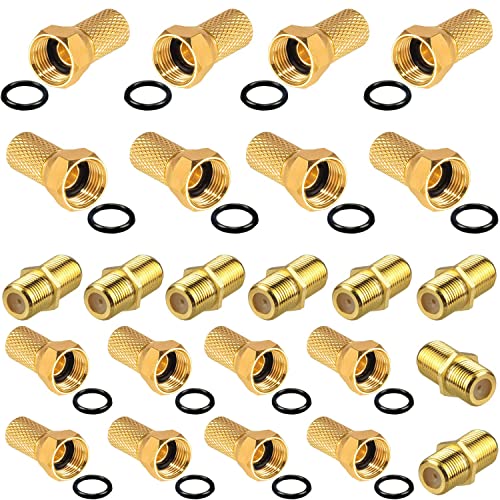Rwekdza Sat Kabel Verbinder 16X F verbinder 8X F stecker Set 7mm Koaxialkabel Verbinder Antennenstecker Satellitenkabel Verbinder Sat Stecker mit Gummidichtung für Koaxial Antennenkabel Verlängerung Rwekdza Sat Kabel Verbinder 16X F verbinder 8X F stecker Set 7mm Koaxialkabel Verbinder Antennenstecker Satellitenkabel Verbinder Sat Stecker mit Gummidichtung für Koaxial Antennenkabel Verlängerung von Rwekdza