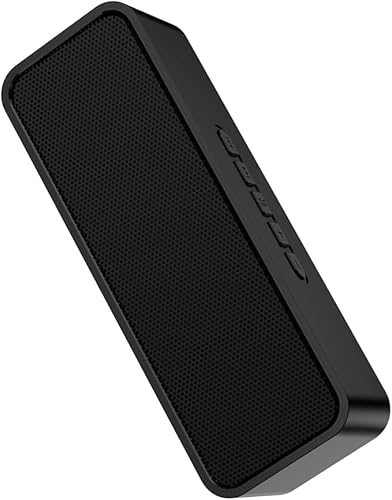 Rwest X Bluetooth Lautsprecher Musikbox Tragbarer Bluetooth Box mit Lauter Stereo Sound, IPX7 wasserdicht Kabelloser Lautsprecher für Zuhause (Black 1) von Rwest X
