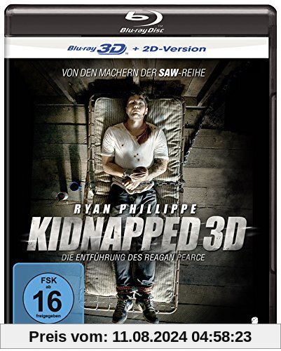 Kidnapped - Die Entführung des Reagan Pearce [3D Blu-ray + 2D Version] von Ryan Phillippe