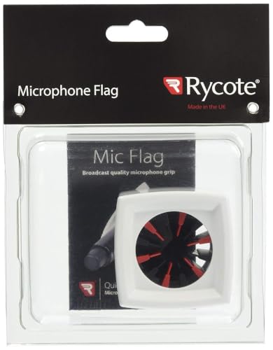 Rycote Single Square Mikrofon Flag Weiß von Rycote