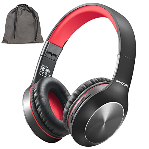 Rydohi Bluetooth Kopfhörer Over Ear, 68 Stunden Wiedergabezeit und 3 EQ Modi, kabellose Kopfhörer mit Mikrofon/Deep Bass, HiFi Stereo Falt Headset für PC Home Travel Office von Rydohi