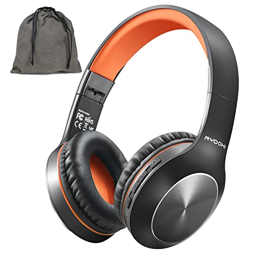 Rydohi Bluetooth Kopfhörer Over Ear, 68 Stunden Wiedergabezeit und 3 EQ Modi, kabellose Kopfhörer mit Mikrofon/Deep Bass, HiFi StereoHeadset für PC Home Travel Office von Rydohi