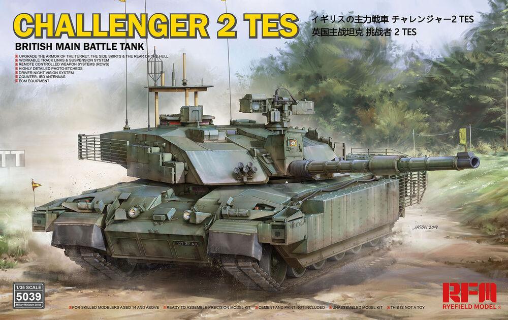British main battle tank Challenger 2 TES w/workable track links British main battle tank Challenger 2 TES w/workable track links von Rye Field Model