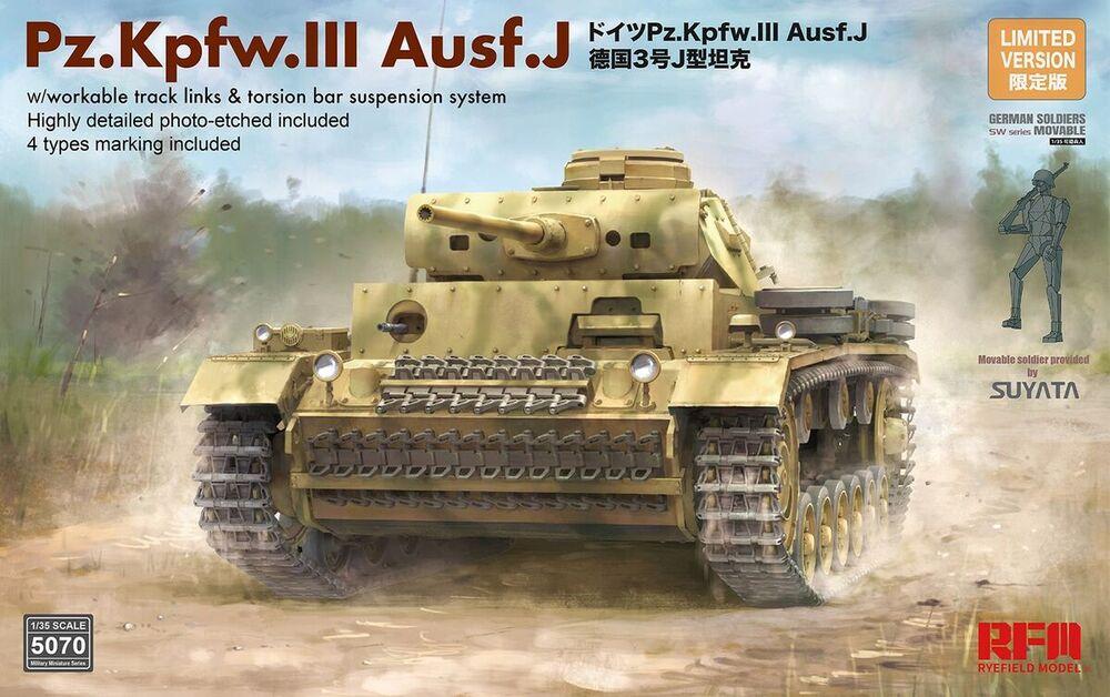 Pz. Kpfw. III Ausf. J w/workable track links Pz. Kpfw. III Ausf. J w/workable track links von Rye Field Model