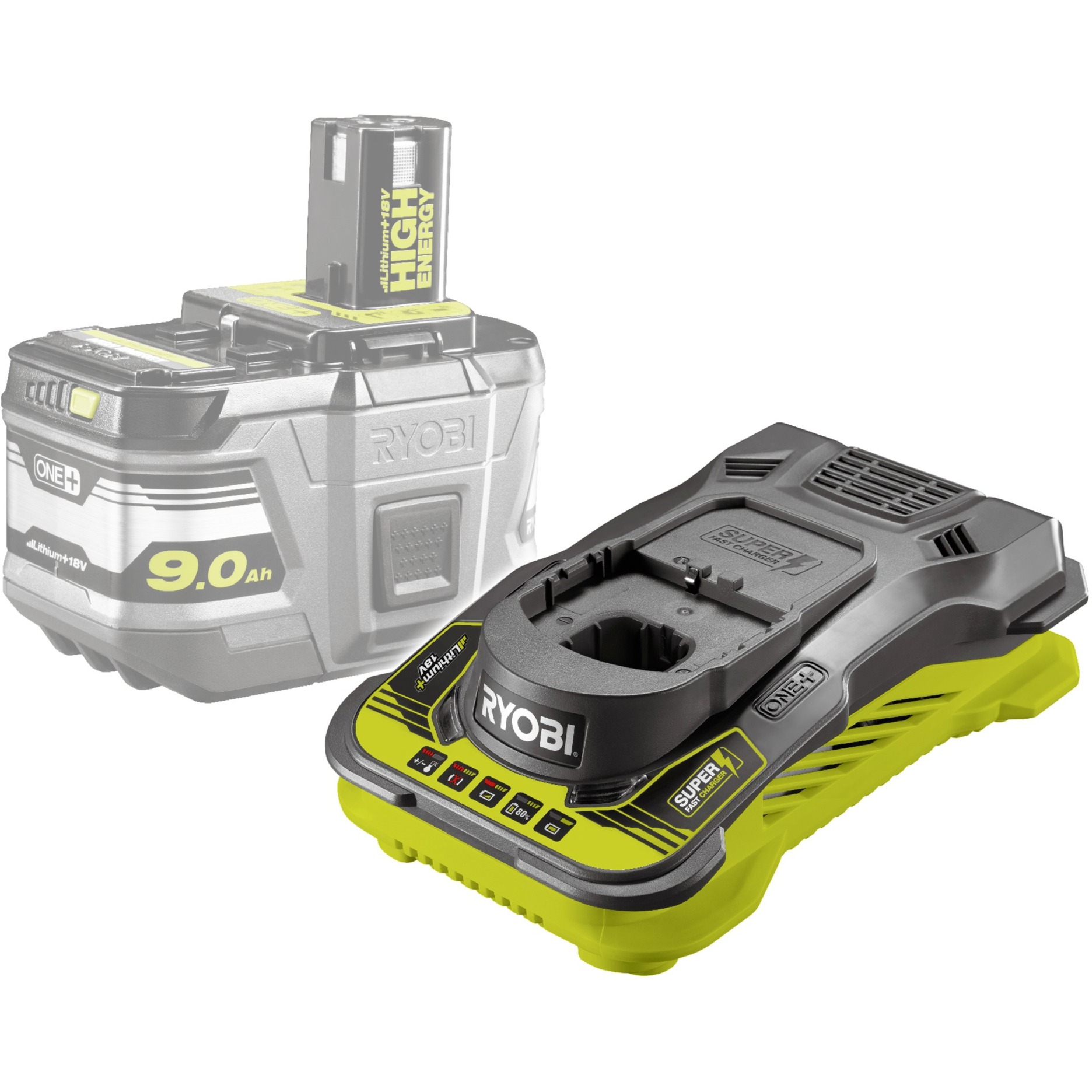 18 V ONE+ Akku-Schnellladegerät RC18150 18 V ONE+ Akku-Schnellladegerät RC18150 von Ryobi