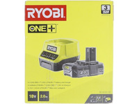 RYOBI RC18120-120 18V/2.0Ah Werkzeugakku und Ladegeraet von Ryobi