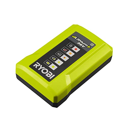RYOBI RY36C17A Batterieladegerät, 36 V, max. Leistung, 1,7 A, Hyper Green von Ryobi