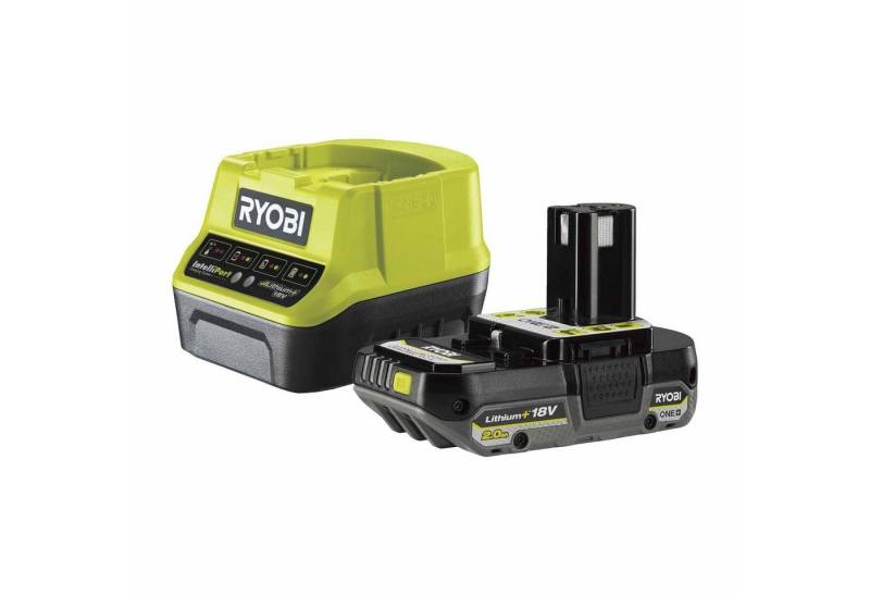 Ryobi Akku-Starter-Set RC18120-120C 18V 2Ah, ONE+ Akku, Lithium-Ionen Zusatz-Akku RC18120-120C (18 V) von Ryobi
