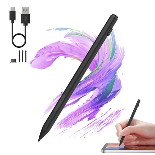 Microsoft Surface Pen für Surface Pro 11/10/9/8/7/6/5/4/3/X, Surface Go 4/3/2/Go/Book/Laptop/Studio, Surface Stylus Stift mit 2-in-1 Taste & USB C Schnellladung & 4096 Druckempfindlichkeit Microsoft Surface Pen für Surface Pro 11/10/9/8/7/6/5/4/3/X, Surface Go 4/3/2/Go/Book/Laptop/Studio, Surface Stylus Stift mit 2-in-1 Taste & USB C Schnellladung & 4096 Druckempfindlichkeit von Rytaki Pro