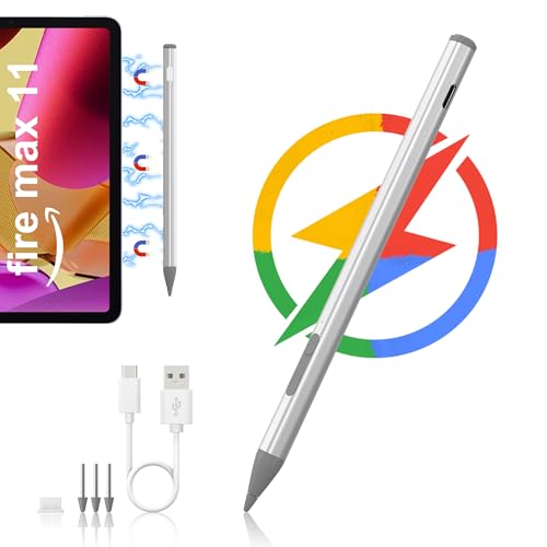 USI 2.0 Stylus für Amazon Fire Max 11/Google Pixel Tablet–Lenovo/Google/Acer/Amazon/HP, 4096 Druckstufen-USI Stift für Lenovo Chromebook/Acer Chromebook/HP Chromebook von Rytaki Pro