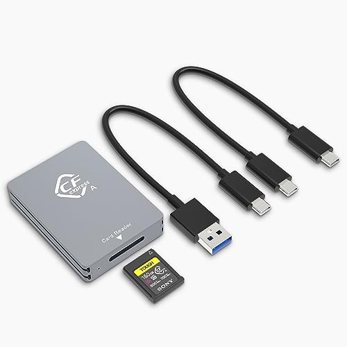 CFexpress Typ A Kartenleser USB 3.1 Gen2 10Gbps SuperSpeed Sony Cfexpress Typ A Leser Tragbares Aluminium Sony Cfexpress Typ A Kartenleser USB C für Cfexpress Typ A Karte von Rytaki