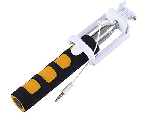 S+MART SEL5OR selfieMAKER SMART Einbein-Stative mit Kabelauslösung Mini orange von S+MART