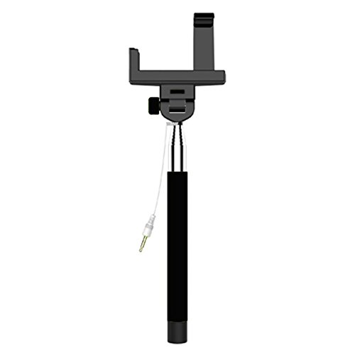 S+MART selfieMAKER Selfiestick mit Kabelauslösung schwarz von S+MART