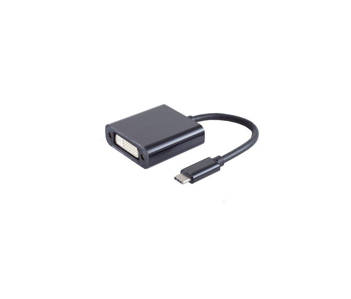 S/CONN maximum connectivity® Adapter USB C-Stecker 3.1/ DVI 24+5 Buchse USB-Adapter von S/CONN maximum connectivity®