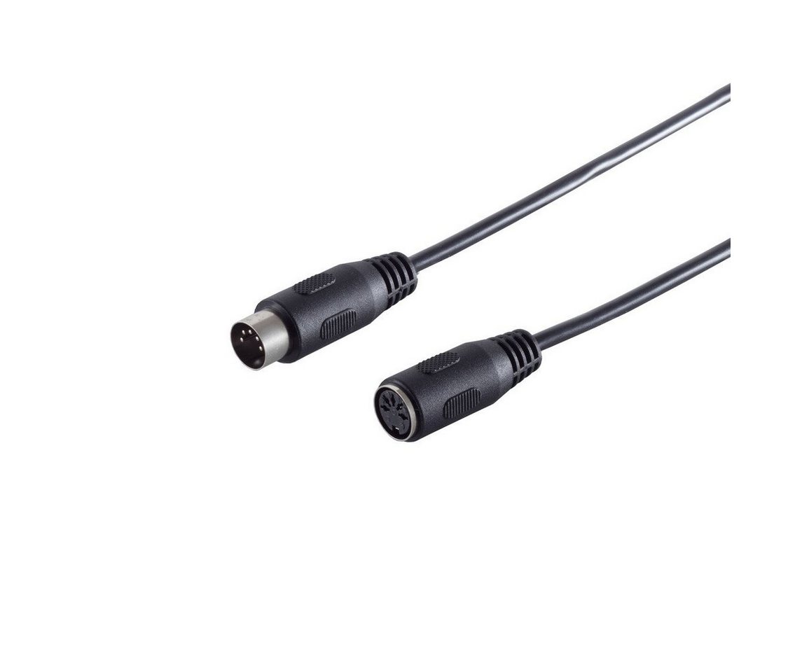 S/CONN maximum connectivity® Diodenstecker 5-pol. auf Diodenkupplung 5-pol. Audio-Kabel, (150,00 cm) von S/CONN maximum connectivity®