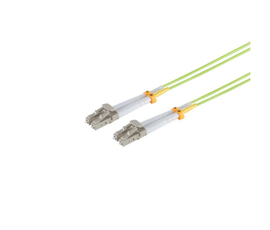 S/CONN maximum connectivity® Duplex Patchkabel LC/LC 50/125µ, OM5 Glasfaserkabel, (1500 cm) von S/CONN maximum connectivity®