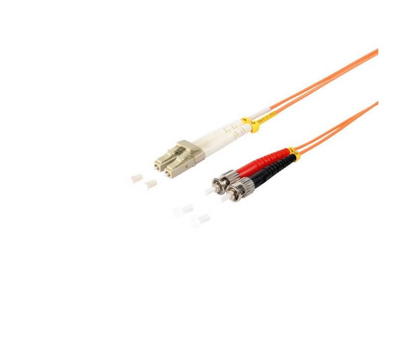S/CONN maximum connectivity® Duplex Patchkabel LC/ST 50/125µ, OM2 Glasfaserkabel, (200 cm) von S/CONN maximum connectivity®