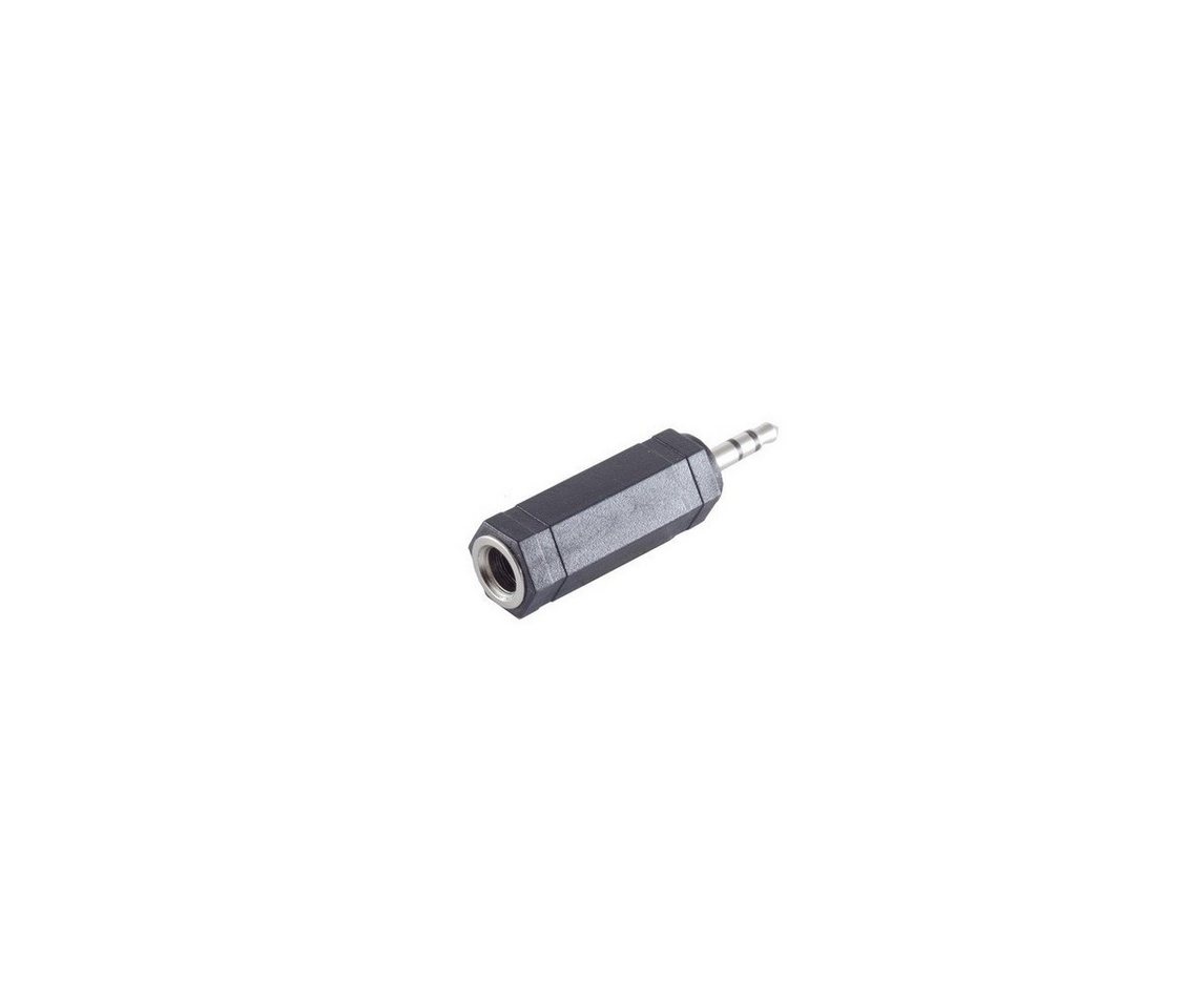 S/CONN maximum connectivity® Klinkenst. Stereo 3,5mm/Klinkenbuchse Stereo 6,3mm Audio-Adapter von S/CONN maximum connectivity®
