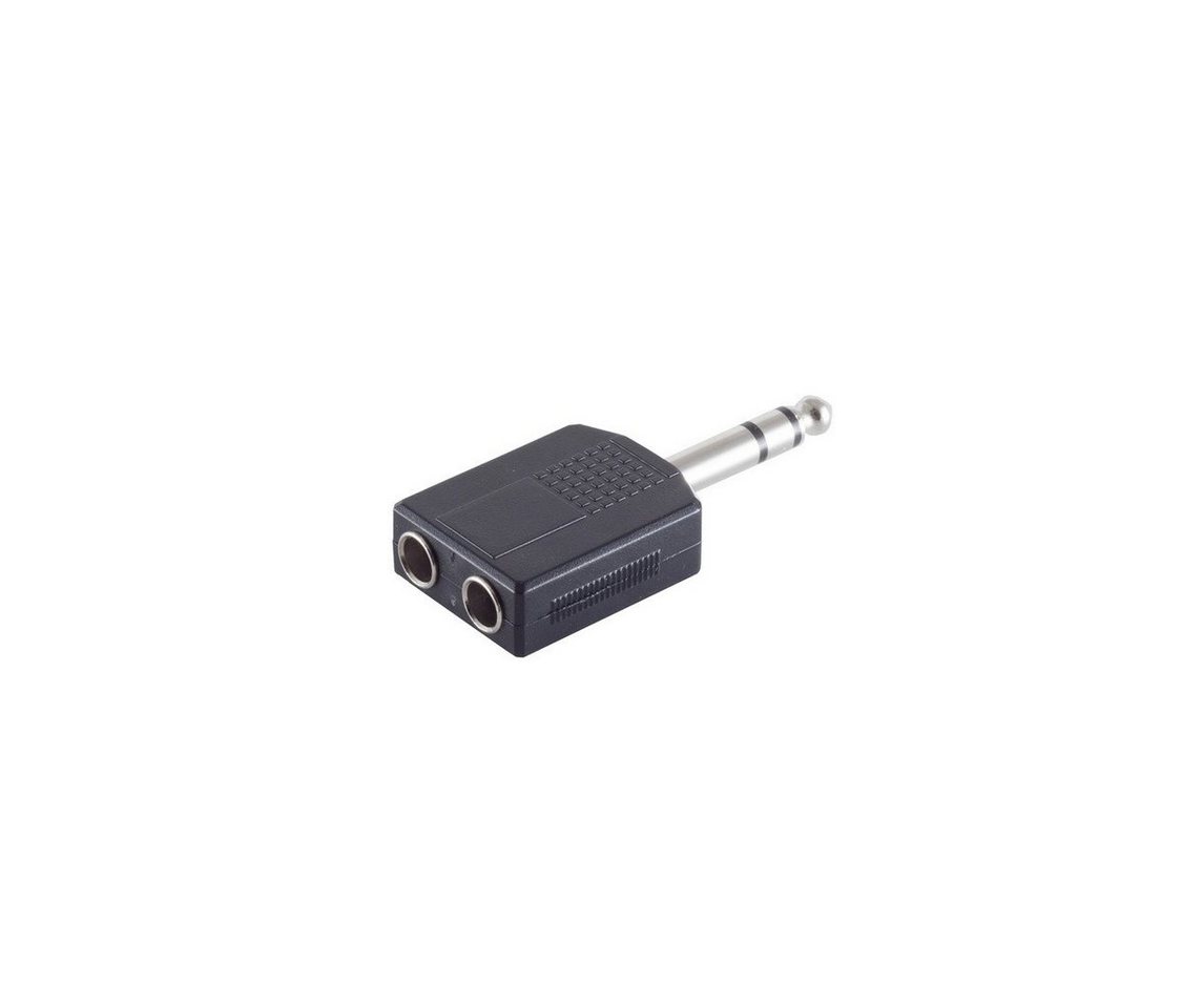 S/CONN maximum connectivity® Klinkenst. Stereo 6,3mm/2 Klinkenbuchsen 6,3mm Audio-Adapter von S/CONN maximum connectivity®