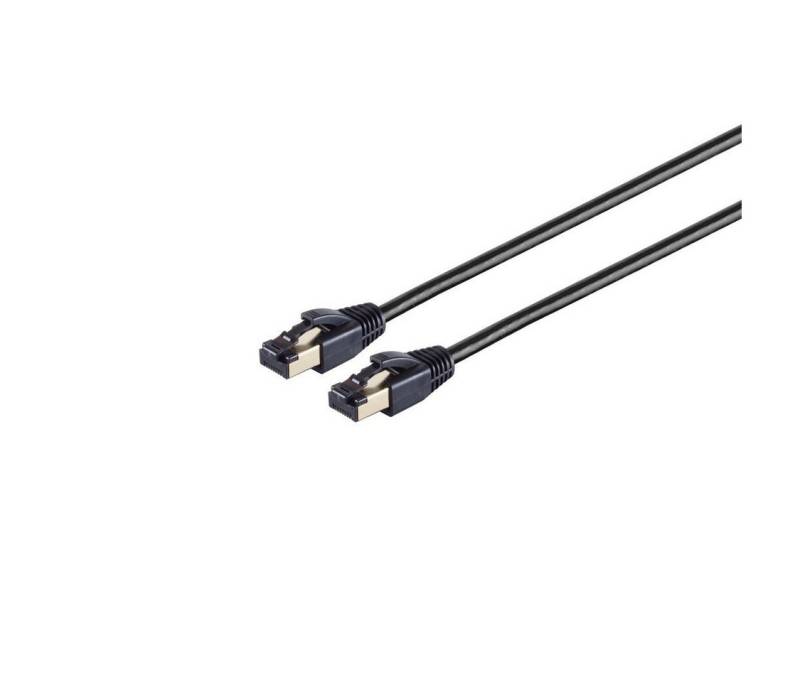 S/CONN maximum connectivity® Patchkabel cat 8.1 F/FTP PIMF LSZH schwarz 15,0m LAN-Kabel, RJ-45, (1500 cm) von S/CONN maximum connectivity®