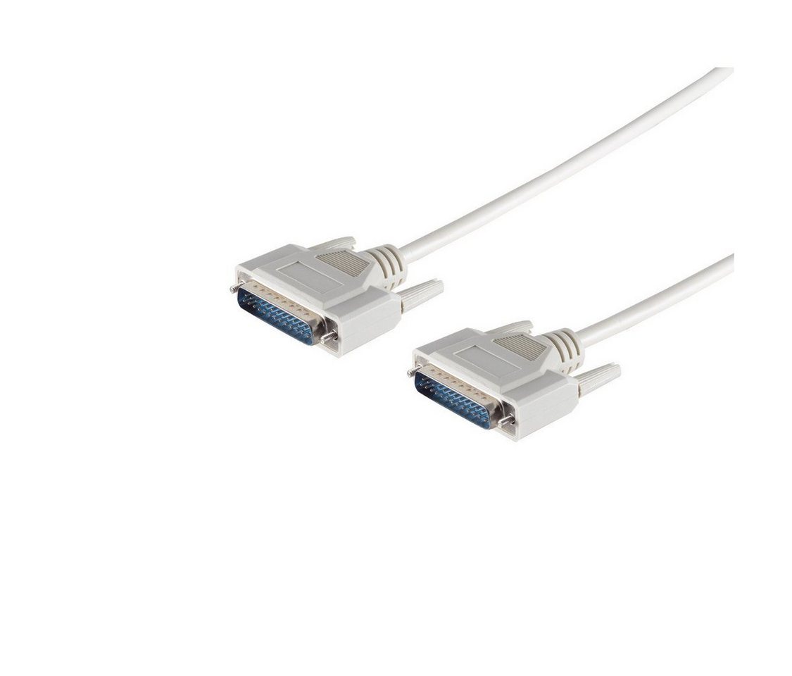 S/CONN maximum connectivity® SUB-D Anschlusskabel,2x25-pol. Sub D-Stecker 5m Computer-Kabel, (500 cm) von S/CONN maximum connectivity®
