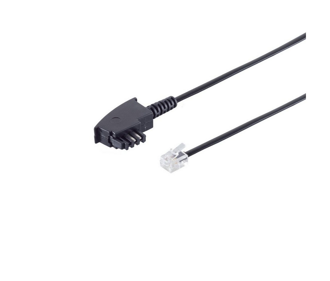 S/CONN maximum connectivity® TAE F-Stecker / Western-Stecker 6/4 Universal 15m Telefonkabel, (1500 cm) von S/CONN maximum connectivity®