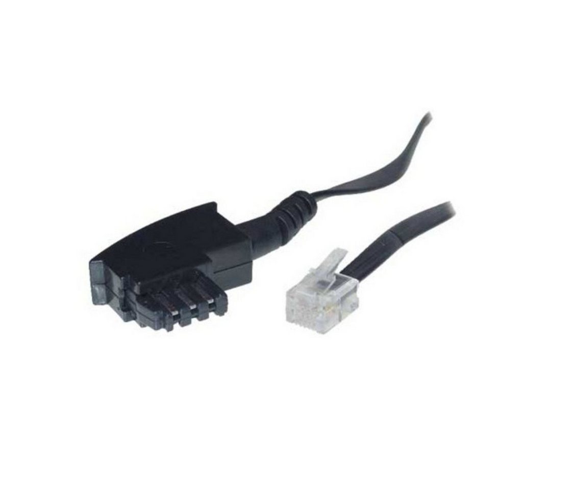 S/CONN maximum connectivity® TAE F-Stecker auf Western-Stecker 6/4, Import-Telefon Telefonkabel, (1500 cm) von S/CONN maximum connectivity®