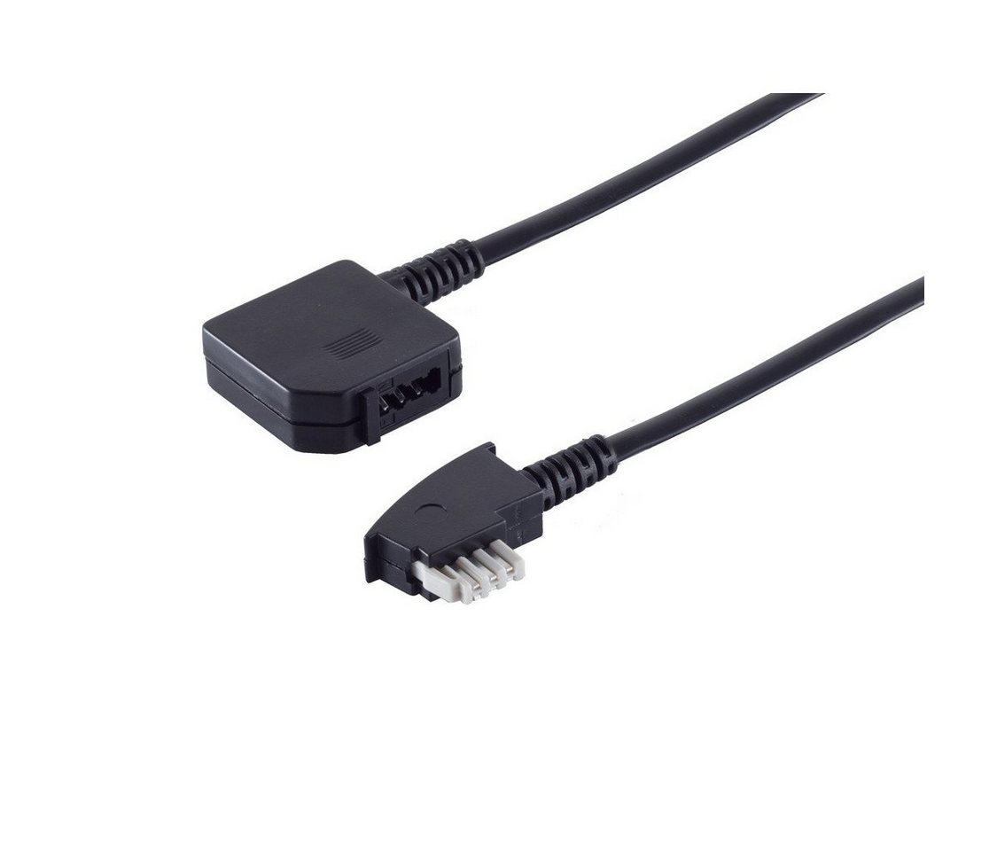 S/CONN maximum connectivity® TAE N-Stecker auf TAE N-Kupplung, 6-adrig Telefonkabel, (1500 cm) von S/CONN maximum connectivity®