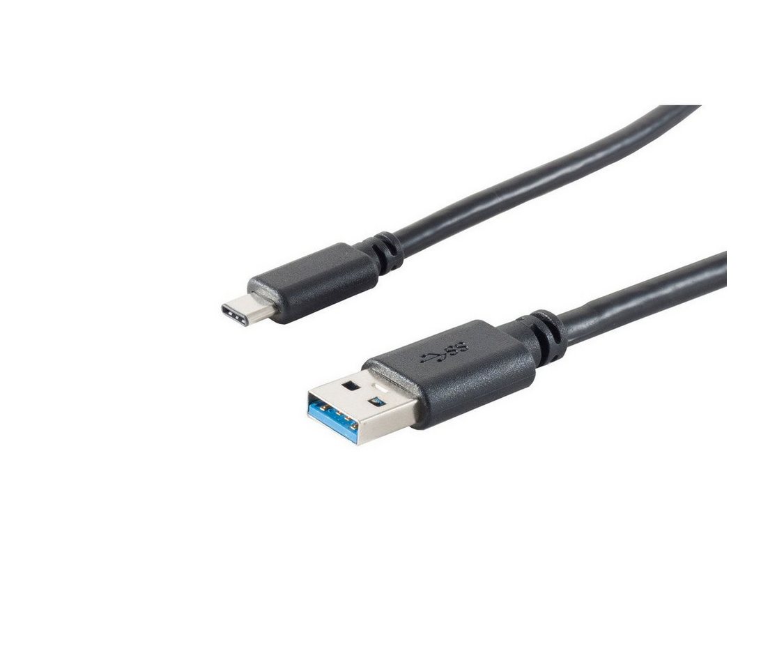 S/CONN maximum connectivity® USB Kabel 3.0 A Stecker - USB 3.1 C Stecker 3m USB-Kabel, (300 cm) von S/CONN maximum connectivity®