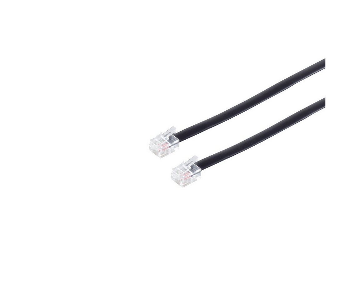 S/CONN maximum connectivity® Western-Stecker 6/6 auf Western-Stecker 6/6 Telefonkabel, (1500 cm) von S/CONN maximum connectivity®