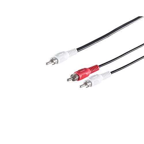 Cinch-Audiokabel RCA-Cinchstecker auf 2 Cinchsteckern 2,5m von S/CONN maximum connectivity