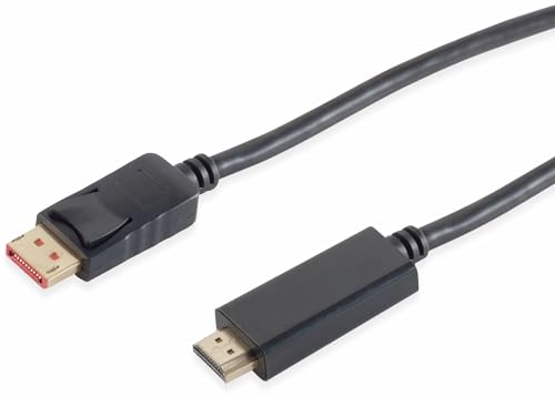 Displayport 1.4 Kabel, DP-HDMI, 4K60Hz, 10m von S/CONN maximum connectivity
