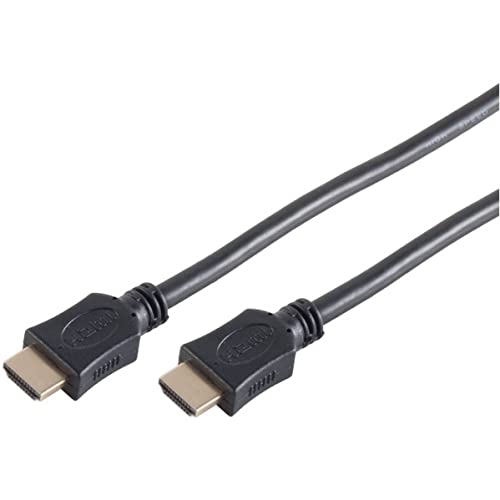 HDMI A-Stecker auf HDMI A-Stecker OD6mm verg, 1,5m von S/CONN maximum connectivity