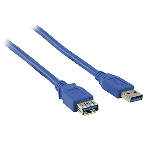 Helos USB 3.0 Kabel Stecker A/Kupplung A, 5,0 m von S/CONN maximum connectivity