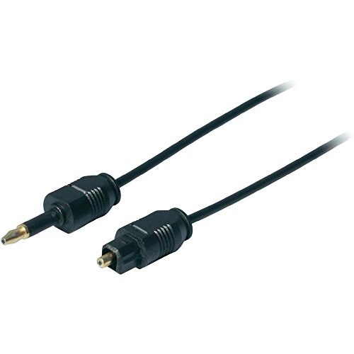 Lichtwellenleiterkabel 2,2mm Toslink-Stecker auf 3,5mm Opti-Stecker 1,5m von S/CONN maximum connectivity