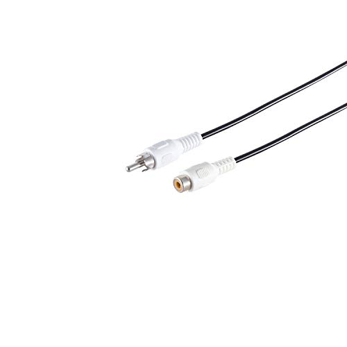 RCA-Audio-Videokabel Verlängerung Cinchstecker auf Kupplung 2,5m von S/CONN maximum connectivity