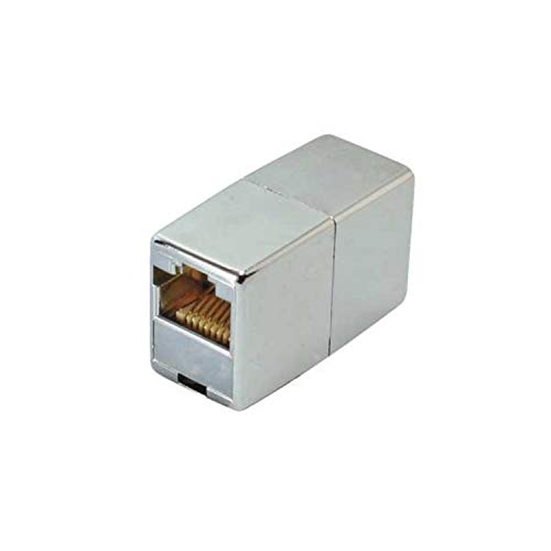 RJ45 Kupplung 1-1 Cat5e metallisiert von S/CONN maximum connectivity