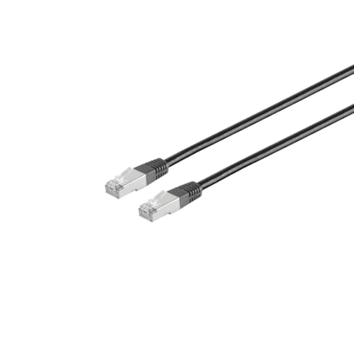 S/CONN maximum connectivity Patchkabel cat. 5e F/UTP schwarz 1m von S/CONN maximum connectivity