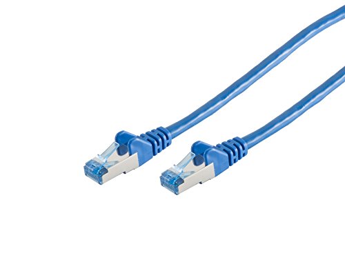 S/CONN maximum connectivity Patchkabel cat6A S/FTP PiMF Blau 0, 25m von S/CONN maximum connectivity
