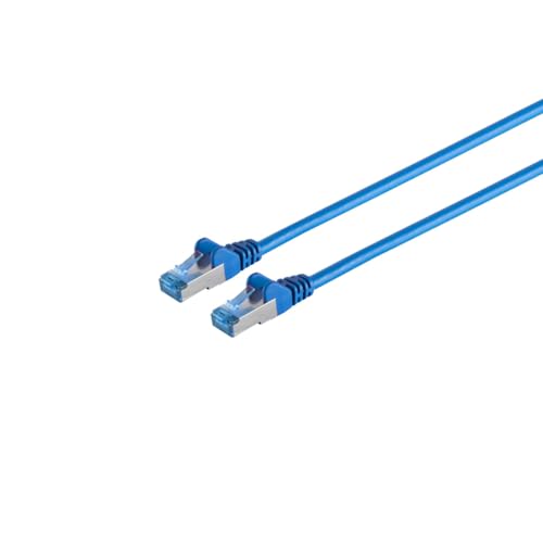 S/CONN maximum connectivity Patchkabel cat6A S/FTP PiMF Blau 0, 25m von S/CONN maximum connectivity