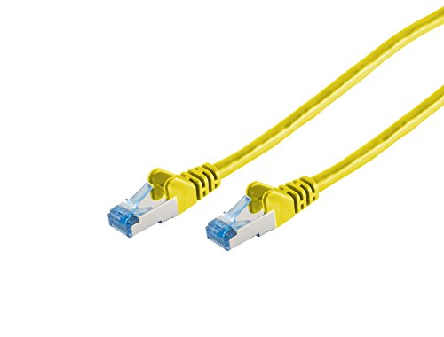 S/CONN maximum connectivity Patchkabel cat6A S/FTP PiMF Gelb 5m von S/CONN maximum connectivity