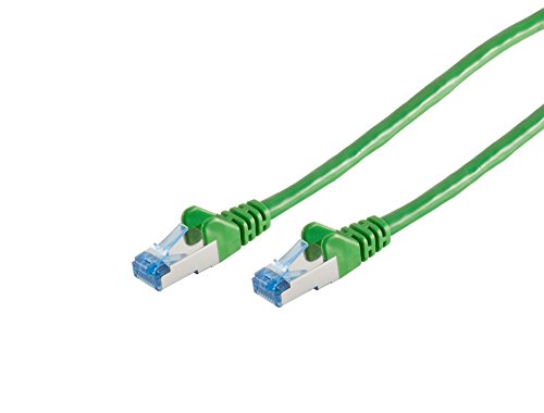 S/CONN maximum connectivity Patchkabel cat6A S/FTP PiMF Grün 0, 25m von S/CONN maximum connectivity