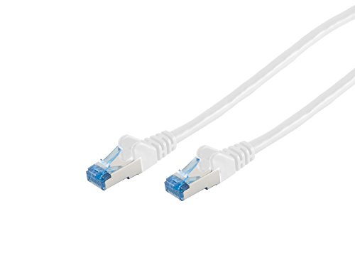S/CONN maximum connectivity Patchkabel cat6A S/FTP PiMF Weiß 0, 5m von S/CONN maximum connectivity