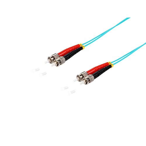 S-Conn 77902/3 Multimode-LWL-Duplex Patchkabel "Stecker/Stecker 50/125µ, OM3", 2m aqua von S/CONN maximum connectivity