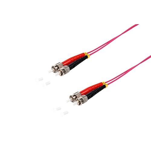 S-Conn 77907/4 Multimode-LWL-Duplex Patchkabel "Stecker/Stecker 50/125µ, OM4", 20m Lila von S/CONN maximum connectivity