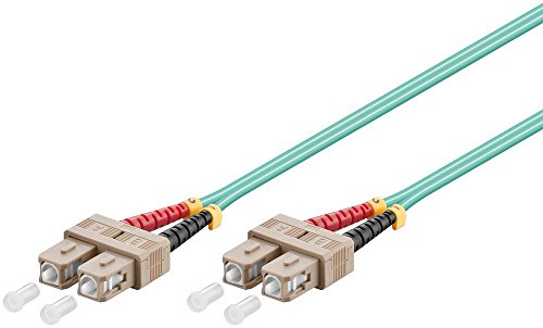 S-Conn 77921/3 Multimode-LWL-Duplex Patchkabel "SC/SC 50/125µ, OM3", 1m aqua von S/CONN maximum connectivity
