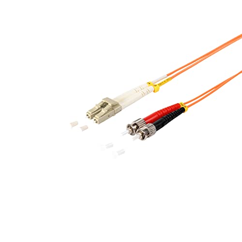 S-Conn 77941 Multimode-LWL-Duplex Patchkabel "LC/ST 50/125µ, OM2", 1m orange von S/CONN maximum connectivity