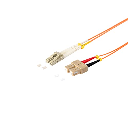 S-Conn 77951 Multimode-LWL-Duplex Patchkabel "LC/SC 50/125µ, OM2", 1m orange von S/CONN maximum connectivity